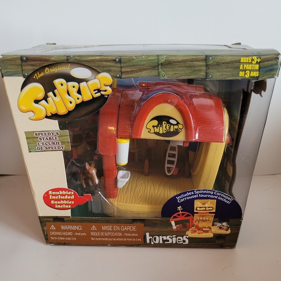 Original Snubbies Playset Speedys Stable New in Box Vintage Y2K Toy Quest - Picture 9 of 9